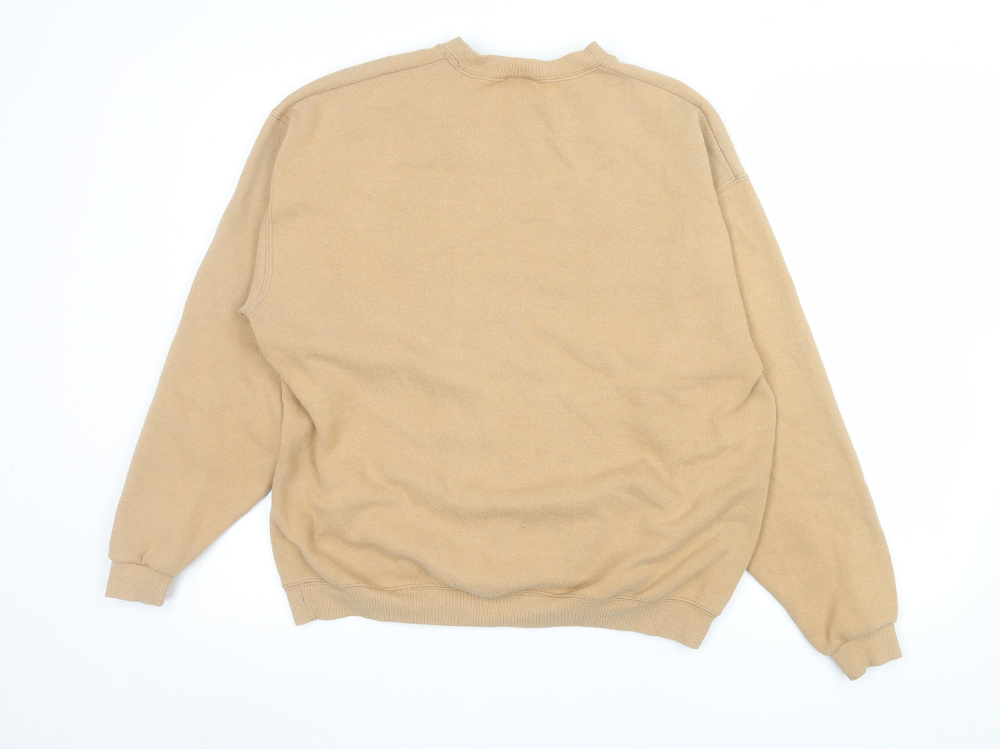 Womens UK Size L Lee Beige Pullover Sweatshirt