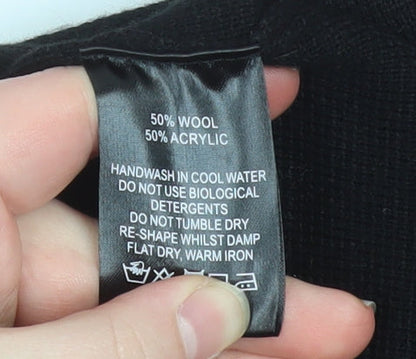 Fenn Wright Manson Women’s Pink Black Colourblock Wool Shift Dress Size 14