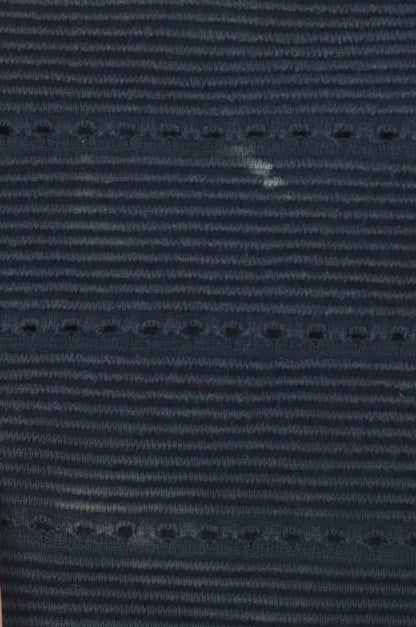 French Connection Men’s Blue Roll Neck Chunky Knit Jumper Size S