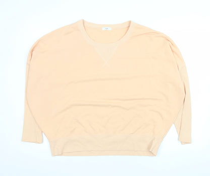 Womens UK Size M Hush Beige Pullover Sweatshirt