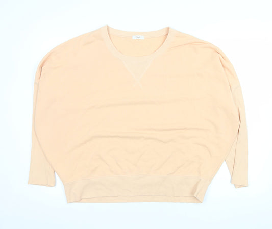 Womens UK Size M Hush Beige Pullover Sweatshirt