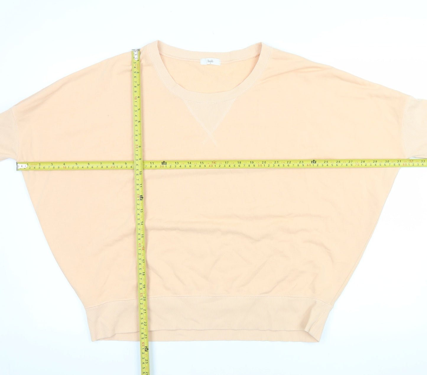 Womens UK Size M Hush Beige Pullover Sweatshirt