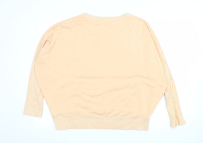 Womens UK Size M Hush Beige Pullover Sweatshirt
