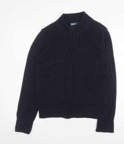 Womens UK Size S Isle Blue Basic Jacket