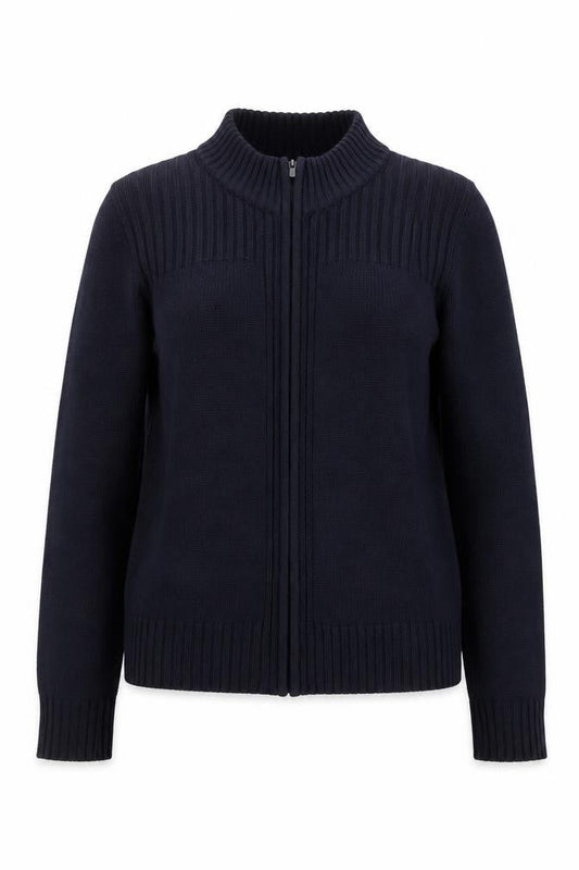 Womens UK Size S Isle Blue Basic Jacket