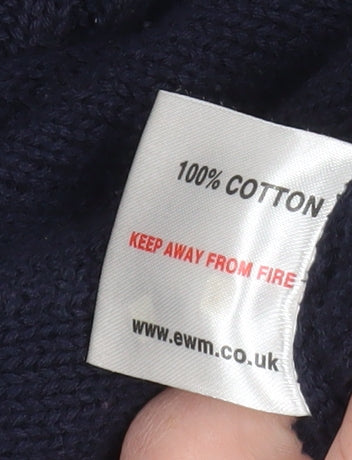 Womens UK Size S Isle Blue Basic Jacket
