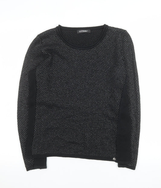 Gollehaug Womens Black Size 10 Knit Pullover Jumper