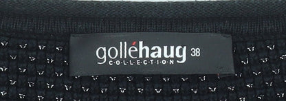 Gollehaug Womens Black Size 10 Knit Pullover Jumper
