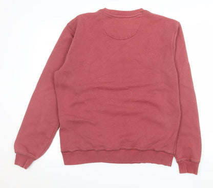 Mens UK Size M Jack Wills Red Pullover Sweatshirt