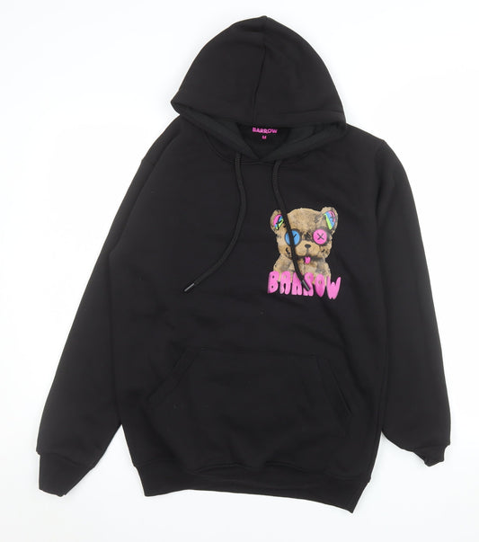 Mens UK Size M Barrow Black Pullover Hoodie