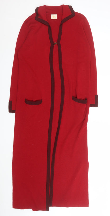 Womens UK Size S Country Casuals Red Cardigan Jumper