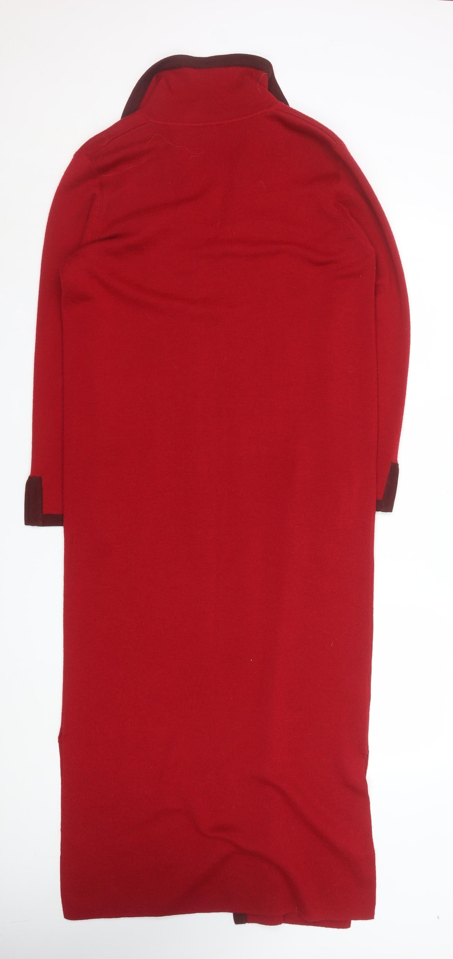 Womens UK Size S Country Casuals Red Cardigan Jumper