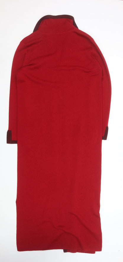 Womens UK Size S Country Casuals Red Cardigan Jumper