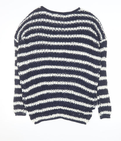 Womens UK Size S Phase Eight Blue Pullover Jumper