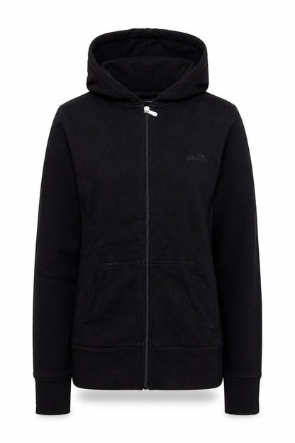 Ellesse Womens Black Size 8 Hoodie Zip Jacket Casual Sportswear