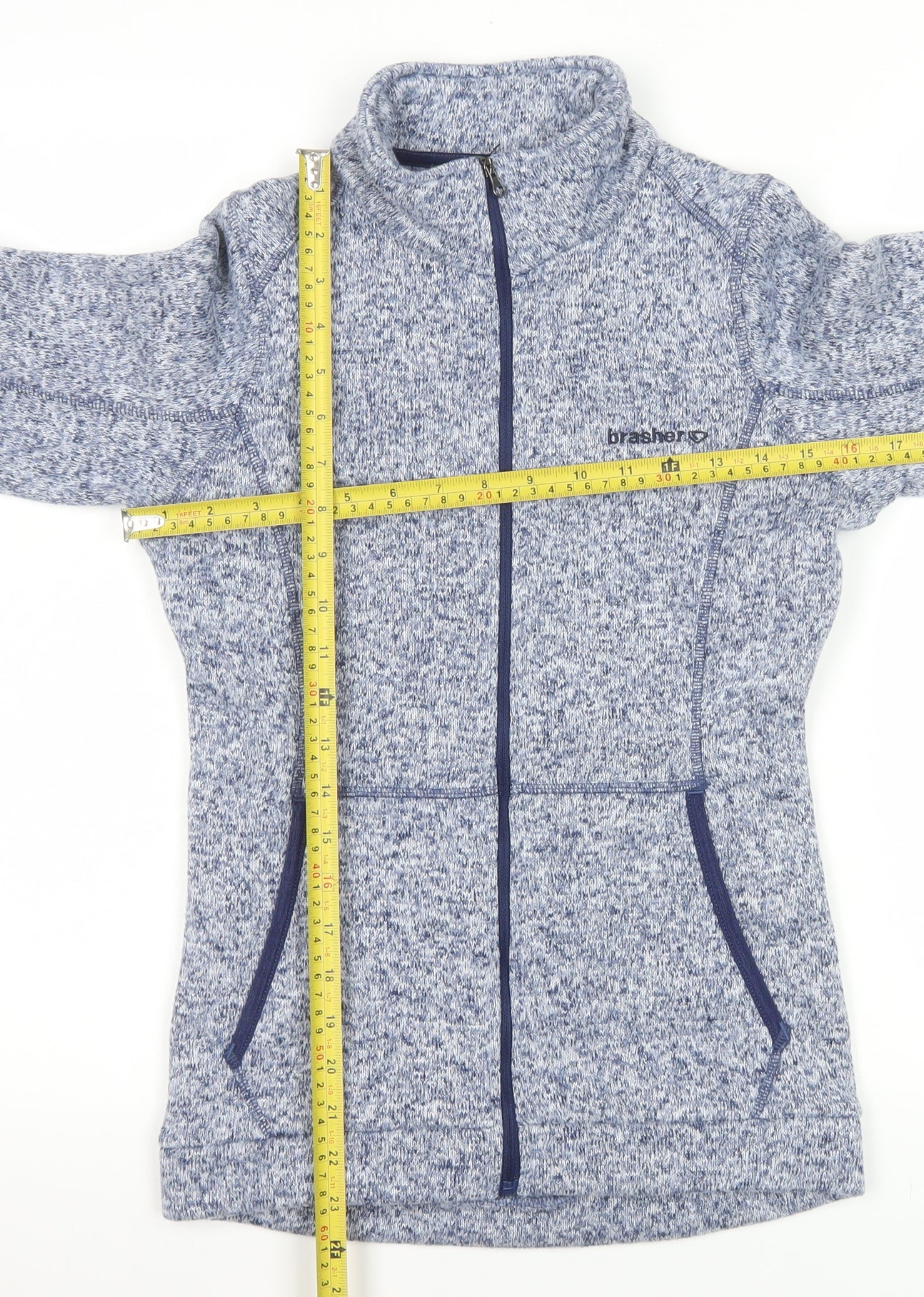 Womens UK Size XS brasher Blue Basic Jacket