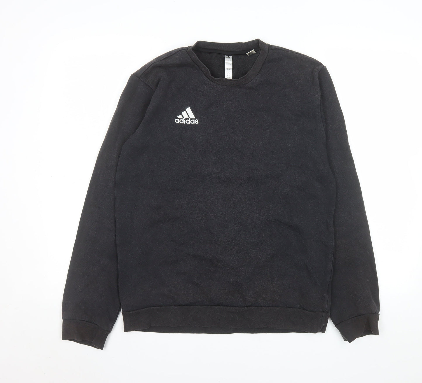 Mens UK Size S adidas Black Pullover Sweatshirt