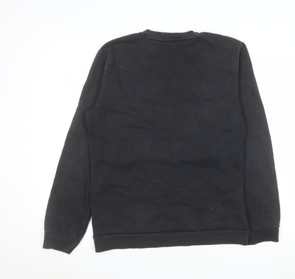 Mens UK Size S adidas Black Pullover Sweatshirt