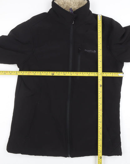 Womens UK Size 12 Regatta Black Soft Shell