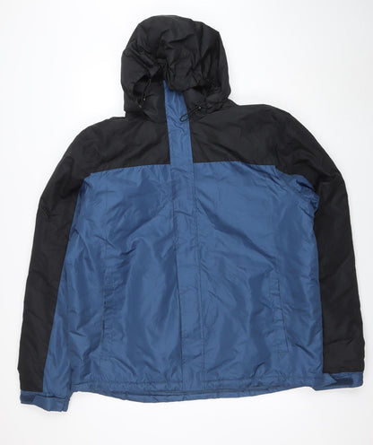 Mens UK Size L Crivit Blue Windbreaker Coat