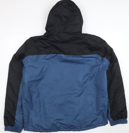 Mens UK Size L Crivit Blue Windbreaker Coat