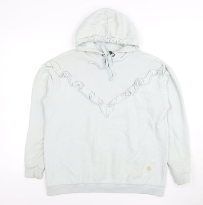 Womens UK Size XS River Island Blue Pullover Hoodie