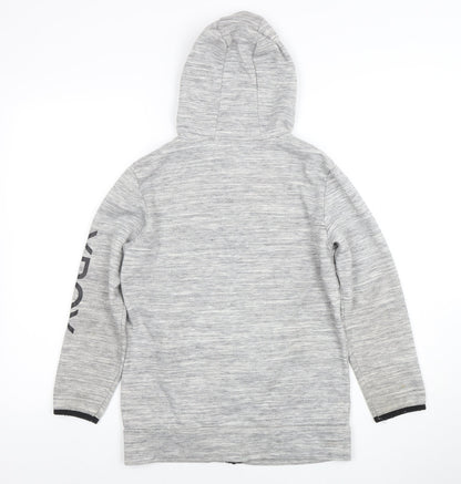 Xbox Boys Grey Full Zip Hoodie 10-11 Years 146cm Cotton Blend