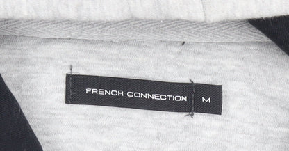 Mens UK Size M French Connection Grey Pullover Hoodie