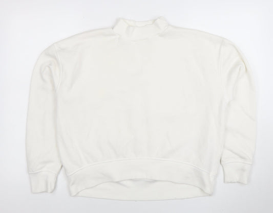 Womens UK Size M C&A Ivory Pullover Sweatshirt