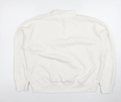 Womens UK Size M C&A Ivory Pullover Sweatshirt