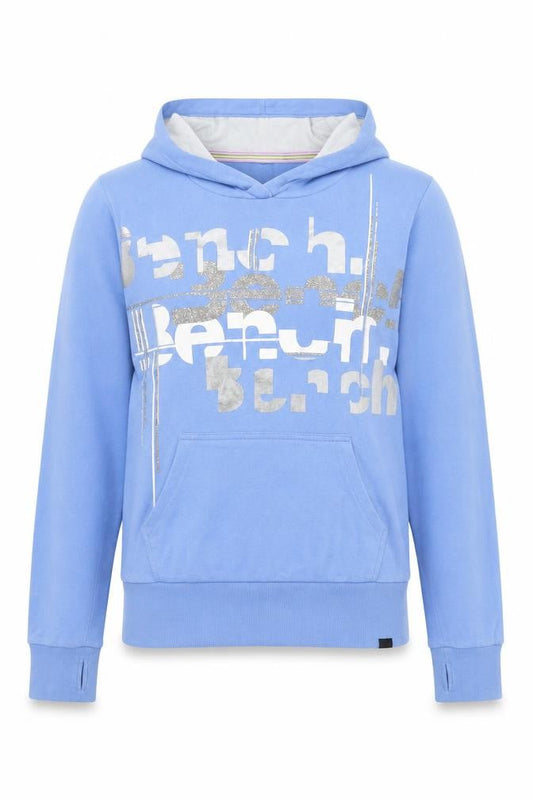Womens UK Size M Bench Blue Pullover Hoodie