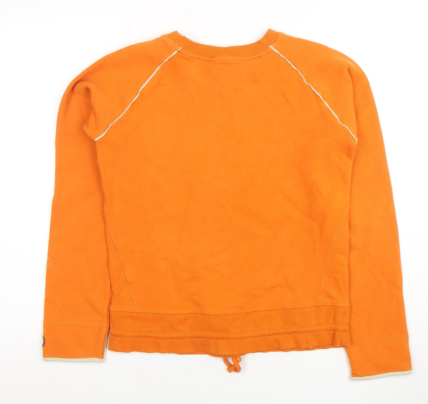 Womens UK Size M Nike Orange Pullover Sweatshirt