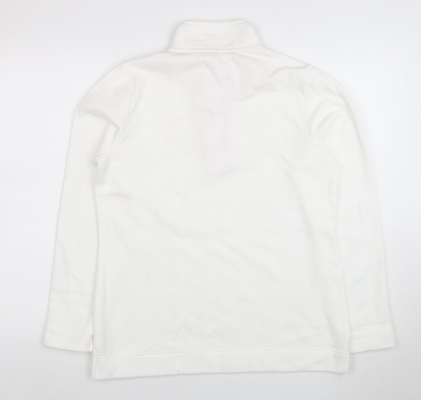Womens UK Size 10 Love Leisure White Pullover Sweatshirt