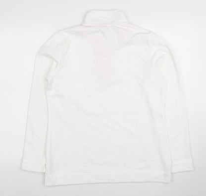Womens UK Size 10 Love Leisure White Pullover Sweatshirt