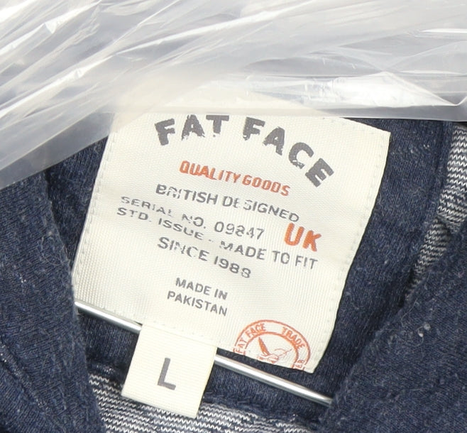 Womens UK Size L Fat Face Blue Pullover Sweatshirt