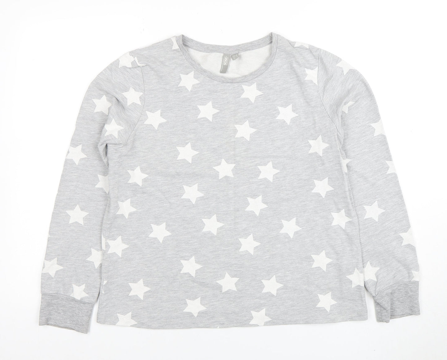 Womens UK Size 10 ASOS Grey Pullover Sweatshirt