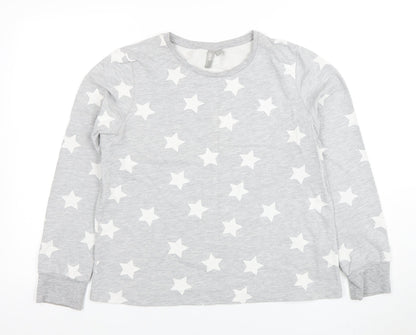 Womens UK Size 10 ASOS Grey Pullover Sweatshirt
