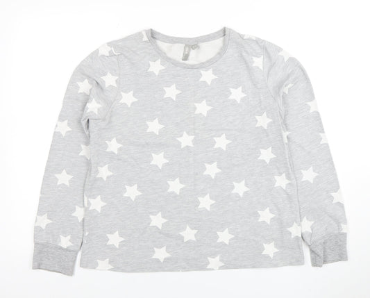 Womens UK Size 10 ASOS Grey Pullover Sweatshirt