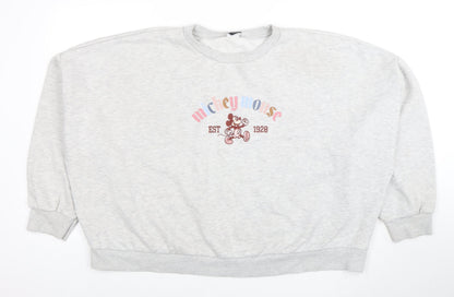 Womens UK Size 2XL Marks and Spencer Grey Pullover Sweatshirt