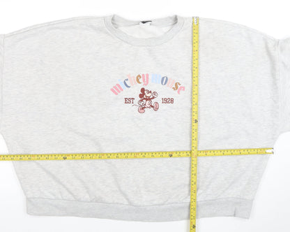 Womens UK Size 2XL Marks and Spencer Grey Pullover Sweatshirt