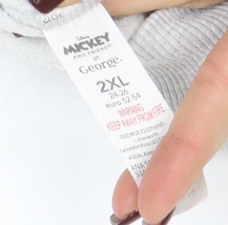 Womens UK Size 2XL Marks and Spencer Grey Pullover Sweatshirt