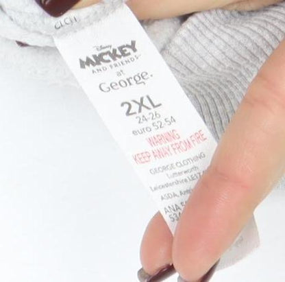 Womens UK Size 2XL Marks and Spencer Grey Pullover Sweatshirt