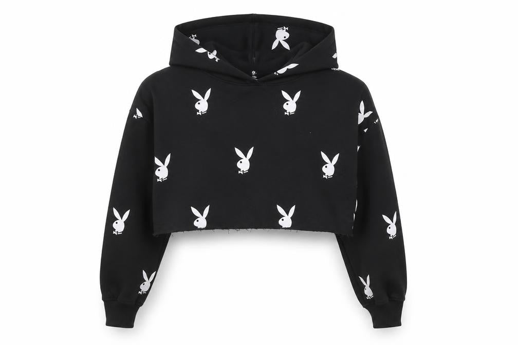 Womens UK Size 10 Missguided Black Pullover Hoodie