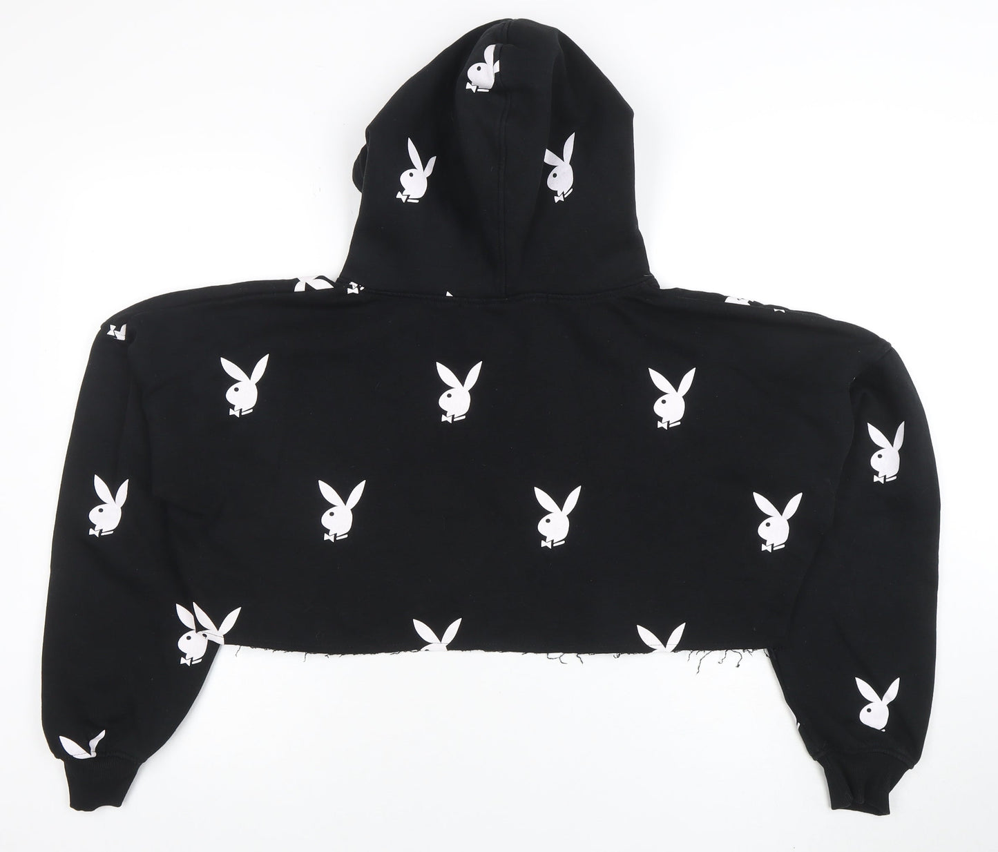 Womens UK Size 10 Missguided Black Pullover Hoodie