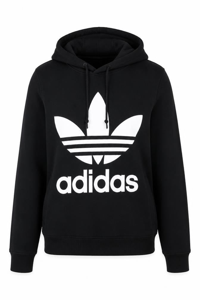Womens UK Size XS adidas Black Pullover Hoodie