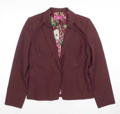 Womens UK Size 12 Whistles Express Regular Red Blazer