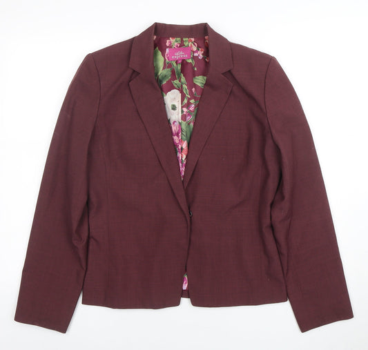 Womens UK Size 12 Whistles Express Regular Red Blazer