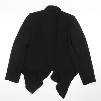 Papaya Women’s Black Shawl Collar Tailored Blazer Size 12