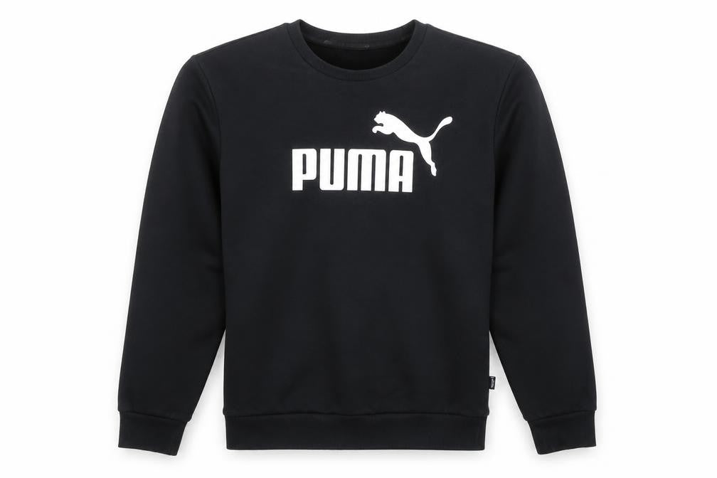 Mens UK Size M PUMA Black Pullover Sweatshirt