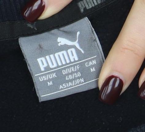 Mens UK Size M PUMA Black Pullover Sweatshirt